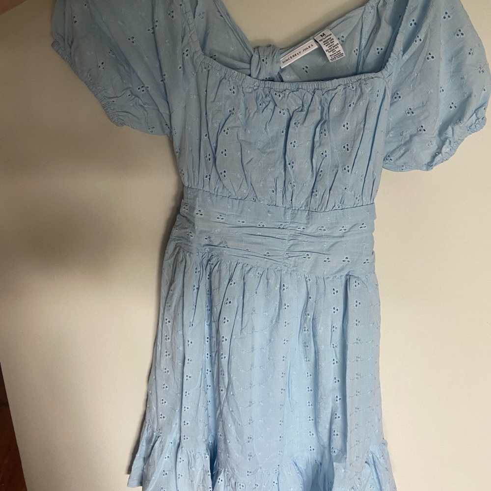 Light blue dress